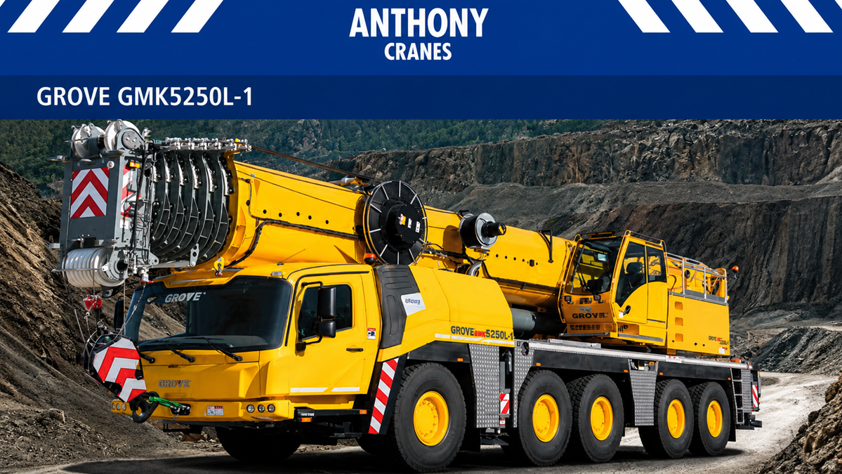 Grove GMK5250L-1 telescoopkraan van Anthony Cranes
