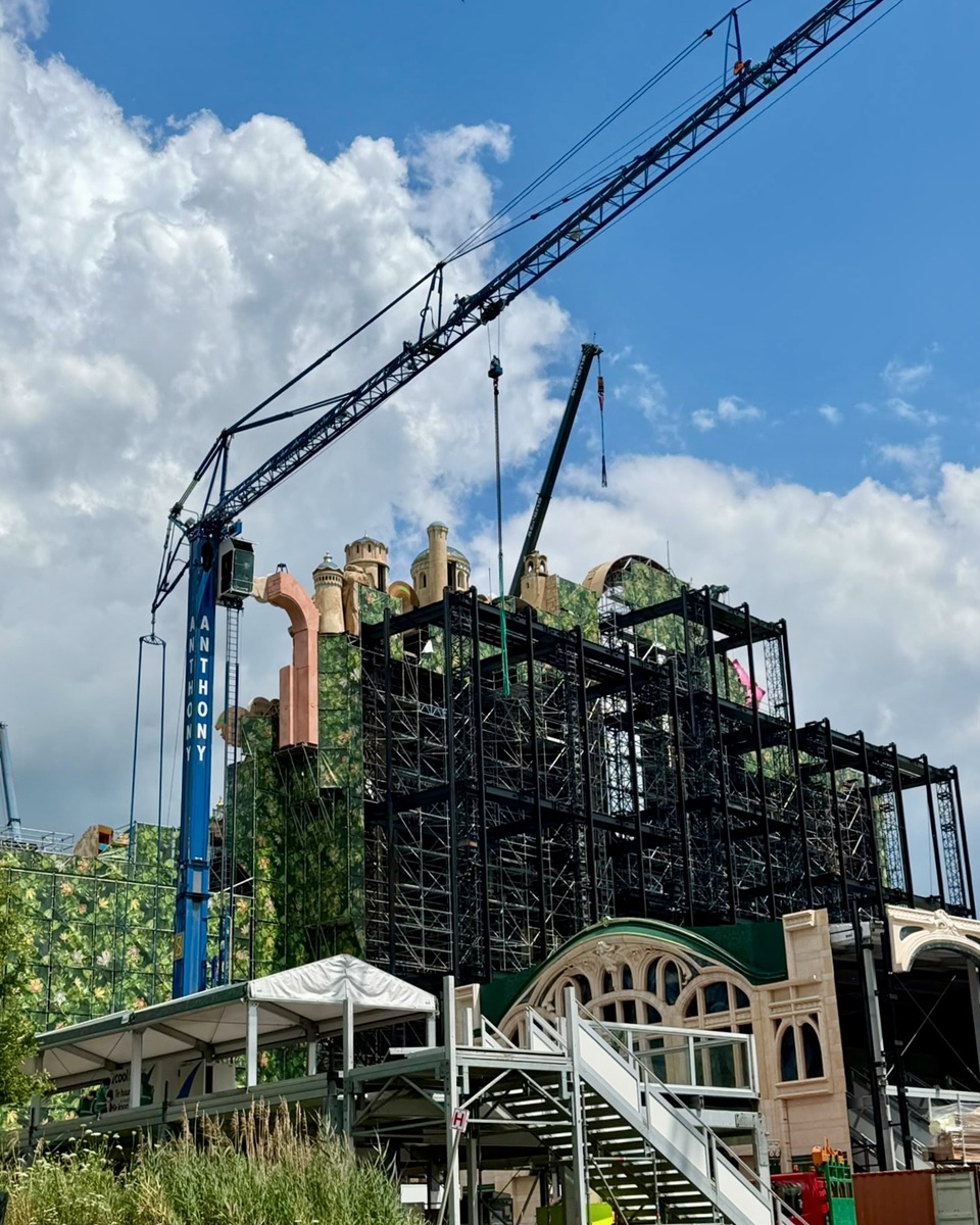 Anthony Cranes actief op een groot evenement